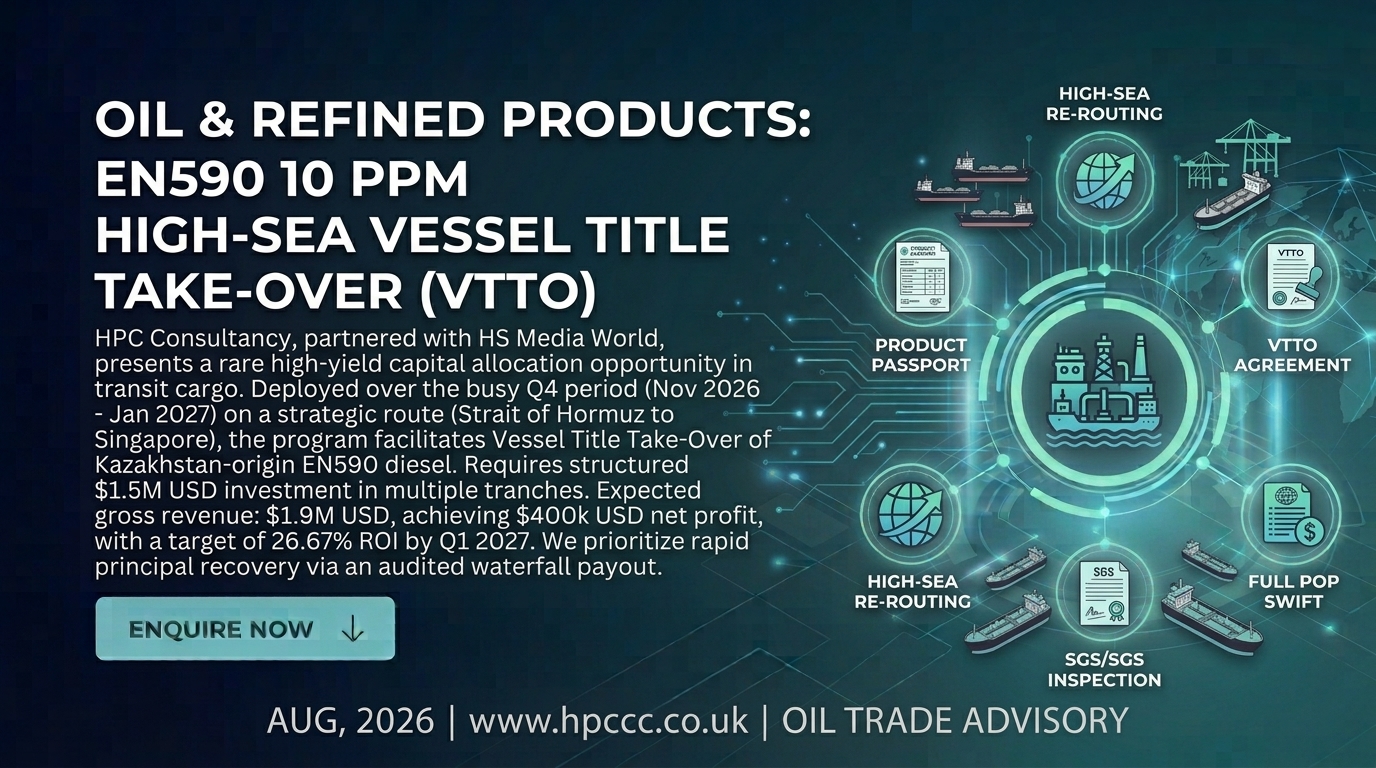 A Guide to Vessel Title Take-Over (VTTO) Deals, South Sudan Energy Classifications, and Strategic Logistics