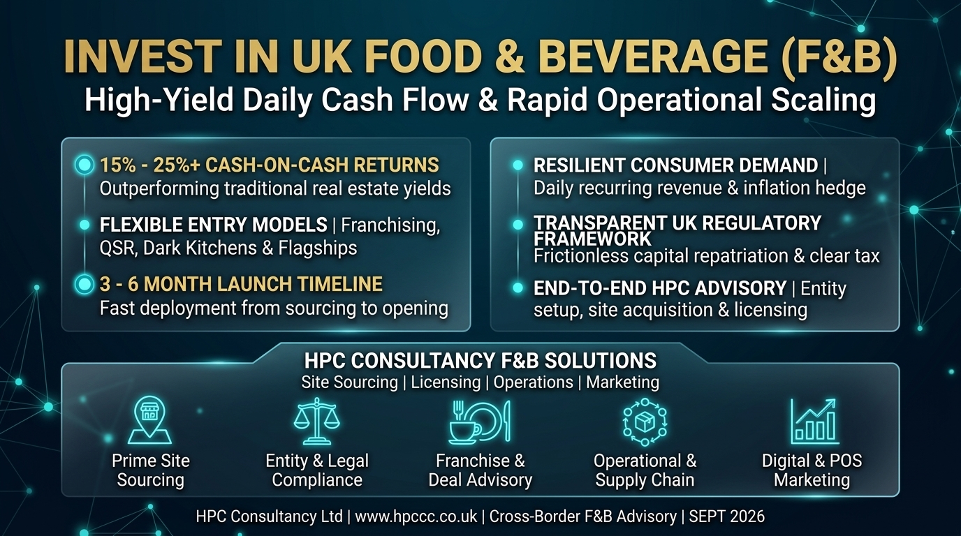 Why South Sudan Investors Must Consider the UK Food and Beverage Sector as Their Primary Entry Point