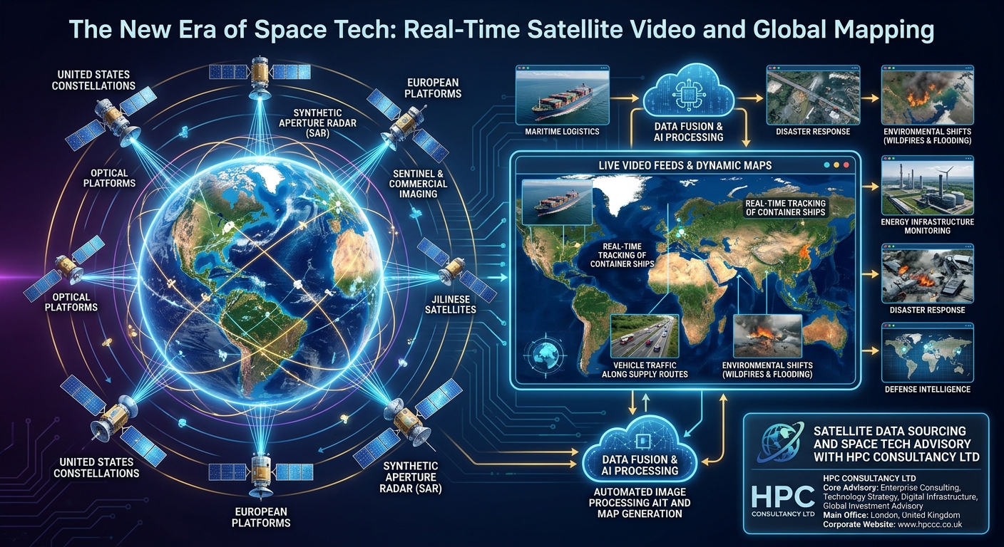 Real-Time Satellite Video and Global Mapping South Sudan